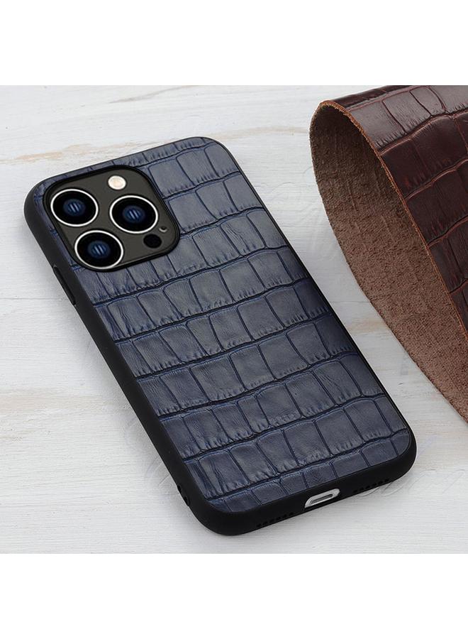 اس-توب جراب لهاتف iPhone 14 Pro مصنوع من جلد التمساح الأصلي - Image 3