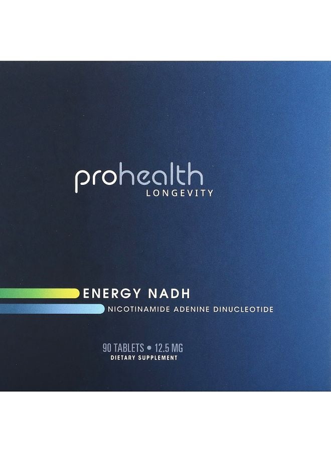 ProHealth Energy NADH Nicotinamide Adenine Dinucleotide 12.5 mg 90 Tablets