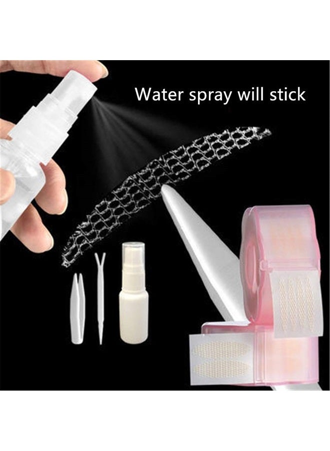 shenghang Eyelid Tape Invisible Eye Stickers Portable Breathable Natural Invisible Single Sided Double Eyelid Tape Self-Adhesive Eyelid Stickers Instant Eye Lift Strips With Y Fork (C) - Image 2