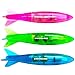Swimline Original 3Pack Diving Toys LED LightUp Glowing Fun Torpedo Turbos Catch The Fish Retrieval Game for Swimming Pool Bath Tub for Kids Multi Color Flashing Underwater Dive Practice Learn - Image 3