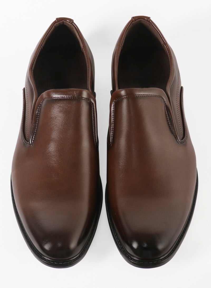 Men's formal Slip On Dark Brown daily wear  - Image 2