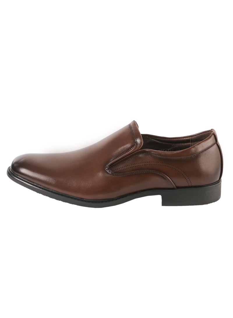 Men's formal Slip On Dark Brown daily wear  - Image 3