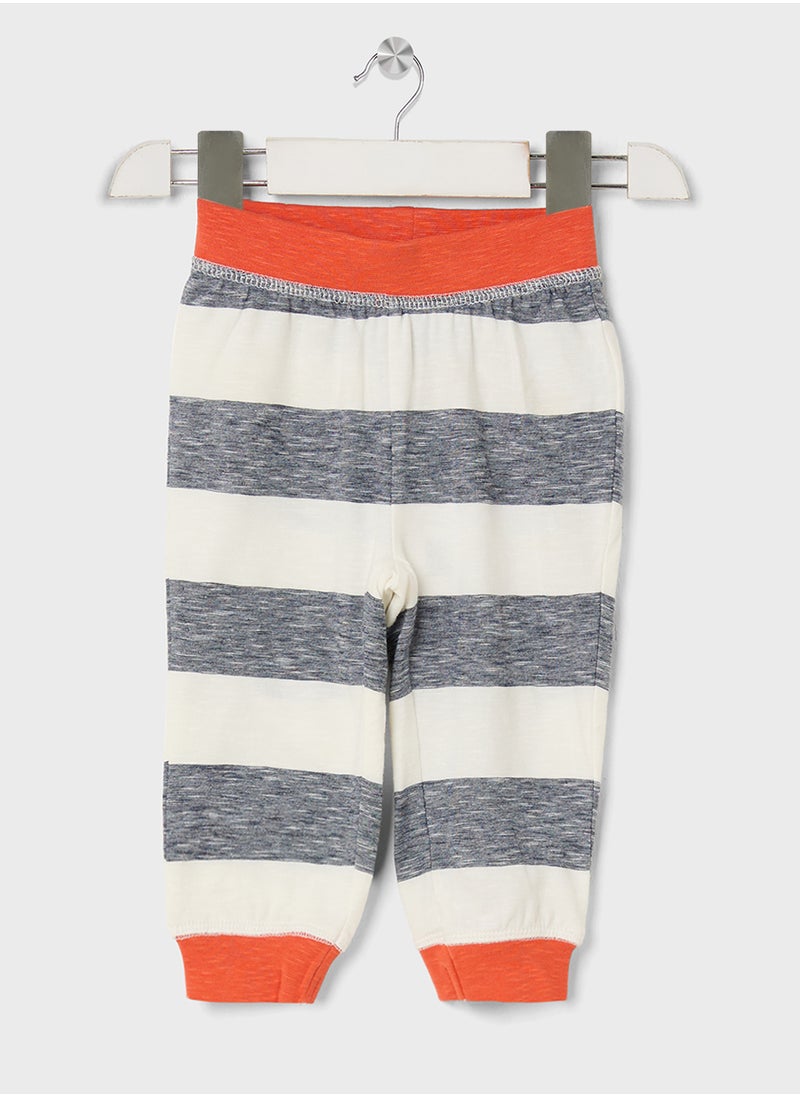 NAME IT Infant Striped Sweatpants  - Image 1
