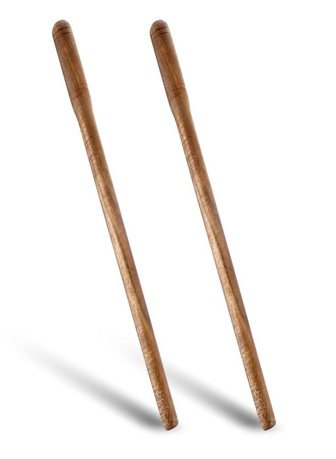 Kifmurase 11 Inch Wooden Sourdough Bread Mixing Stir Stick Spurtle Sourdough Whisk Bread Making Tools Acacia Wooden Paddle Stirring Stick for Kitchen Cooking (2 Pack) - Image 1