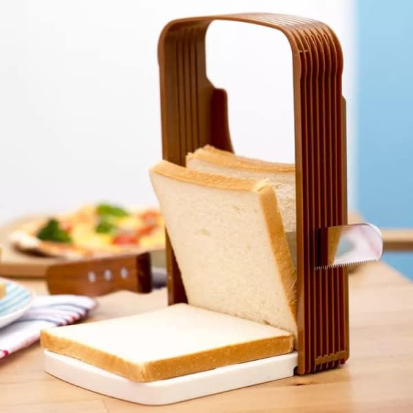GOPAD Bread Slicer Adjustable Bread Loaf Toast Thick Cutting Slicing Guide Kitchen Tool Plastic Bread Cake Slicer Cutter Machine 1pcs - Image 2