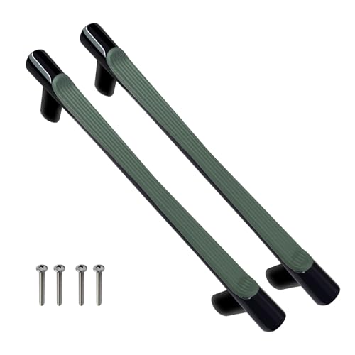 VOLO Wardrobe Cabinet Handle – Sleek Pull Handle for Drawers, Wardrobes, Sliding Doors, and Cabinets in Kitchen, Bedroom, and Office (R-241) (1, Green, 160MM (8 Inch)) - Image 1