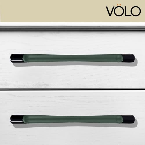VOLO Wardrobe Cabinet Handle – Sleek Pull Handle for Drawers, Wardrobes, Sliding Doors, and Cabinets in Kitchen, Bedroom, and Office (R-241) (1, Green, 160MM (8 Inch)) - Image 4