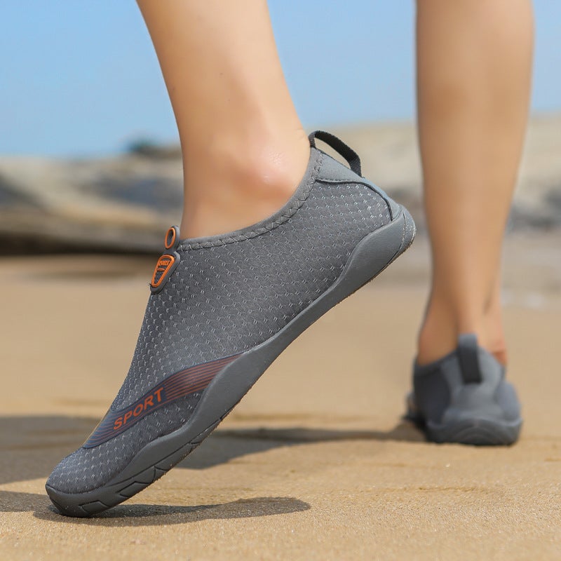 Generic Summer ultra-light breathable socks shoes beach shoes wading shoes creek shoes ultra-thin quick-drying home fitness sneakers Grey [3-18]]