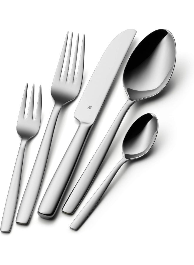 WMF Palma Cutlery Set for 12 People, 60-Piece Dinnerware, Monobloc Knives, Cromargan Polished Stainless Steel, Shiny, Dishwasher-Safe - Image 5