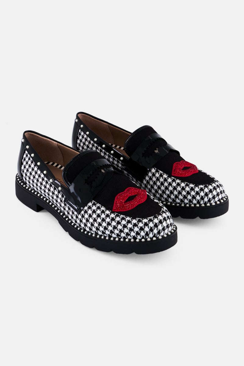 Betsey Johnson Women Darian L Slip On Casual Shoes, Black - Image 1