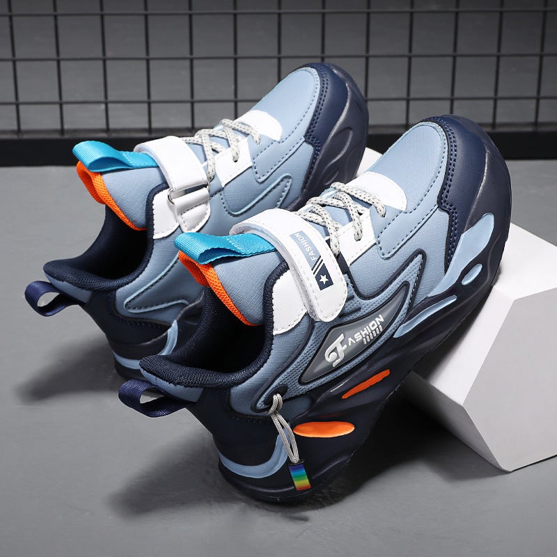 Mesh Sneakers Lightweight Flexible Sole Walking Shoes For Kids Indoor And Outdoor Activities - Image 1