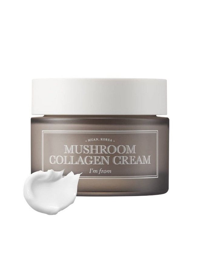 I'M FROM [I’M From] Mushroom Collagen Cream 1.69 Fl Oz Vegan Collagens Skin Firming Cream For Face Anti Wrinkles All Natural Organic Face Moisturizer  - Image 2
