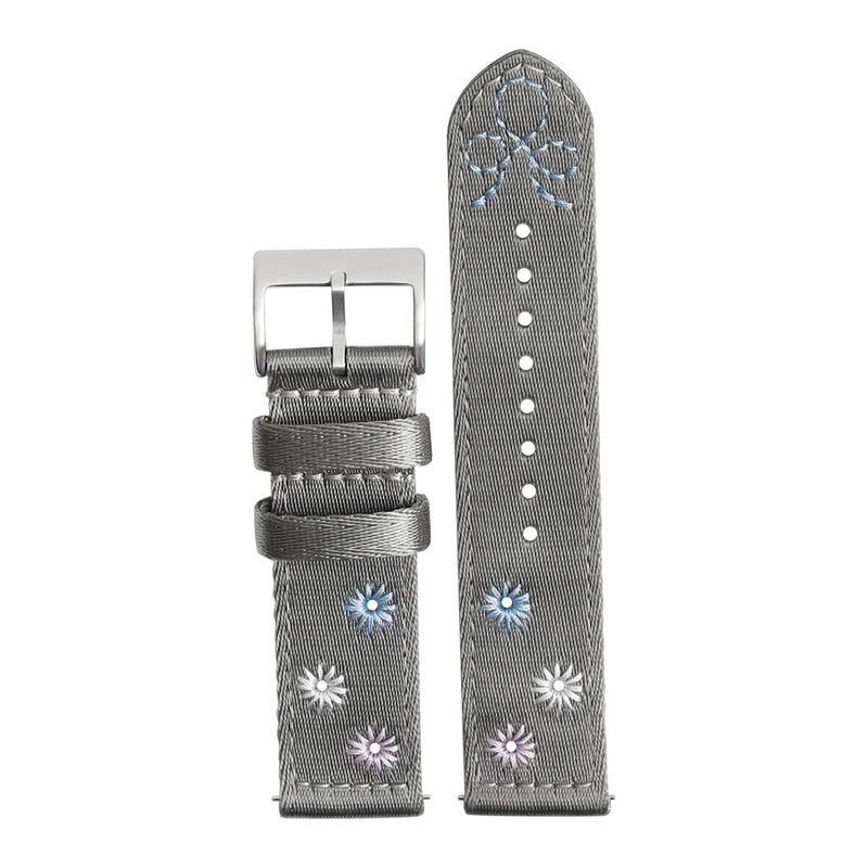 Bluejw New Style Nylon Watch Strap with Classic Elements – Replaceable Quick Release Fabric Watch Band for Men and Women, Fits 18mm 20mm 22mm 24mm Watches - Image 1
