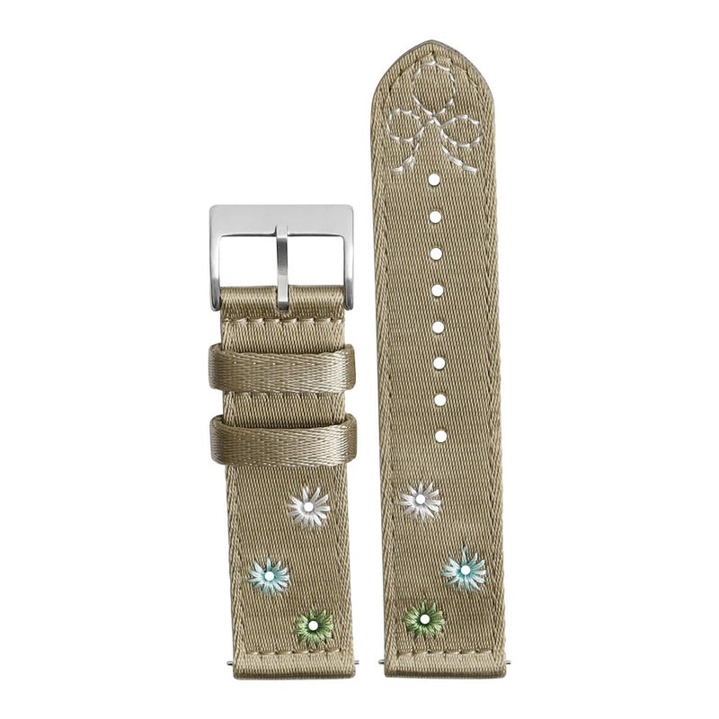Bluejw New Style Nylon Watch Strap with Classic Elements – Replaceable Quick Release Fabric Watch Band for Men and Women, Fits 18mm 20mm 22mm 24mm Watches - Image 4