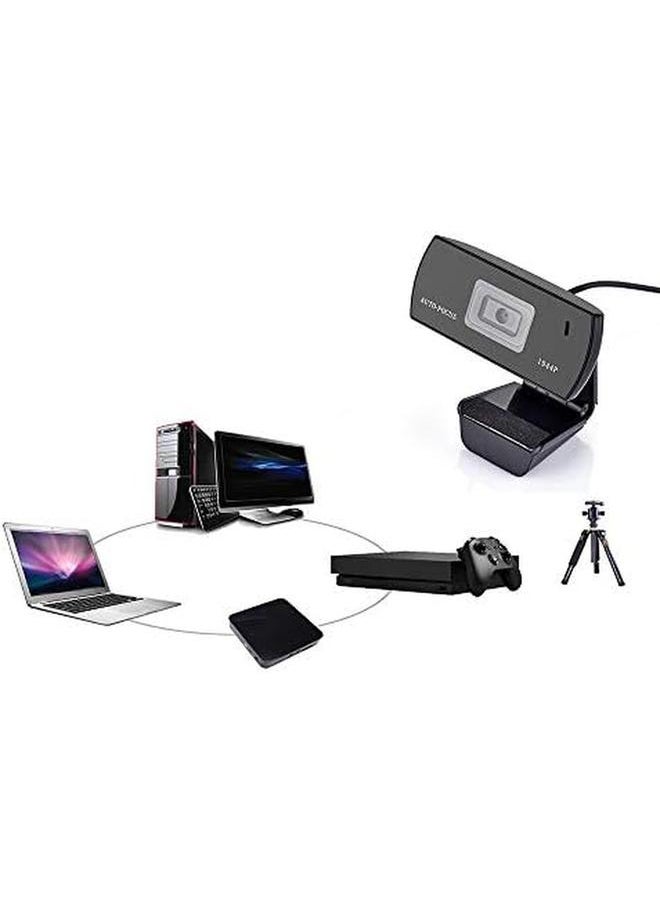 erorex - Webcam With Microphone Webcam Usb Web Camera For Live Streaming Video Conference Video Recording 5 Mega Pixel Desktop Computer Accessories Video Conference Webcam Driver Free - Image 1