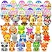 Cherislpy 24 Pack Prefilled Easter Eggs with Animal Squishy Toys Slow Squeeze Toys for Kids Girls Boys Easter Basket Stuffers Party Favors Gifts Easter Egg Fillers - Image 2