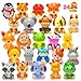 Cherislpy 24 Pack Prefilled Easter Eggs with Animal Squishy Toys Slow Squeeze Toys for Kids Girls Boys Easter Basket Stuffers Party Favors Gifts Easter Egg Fillers - Image 4
