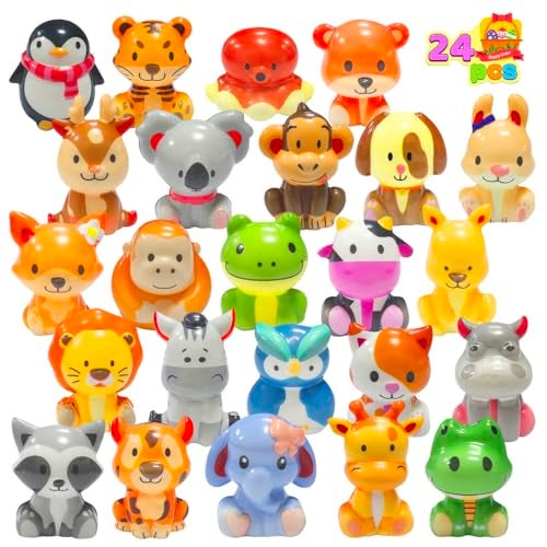 Cherislpy 24 Pack Prefilled Easter Eggs with Animal Squishy Toys Slow Squeeze Toys for Kids Girls Boys Easter Basket Stuffers Party Favors Gifts Easter Egg Fillers - Image 5