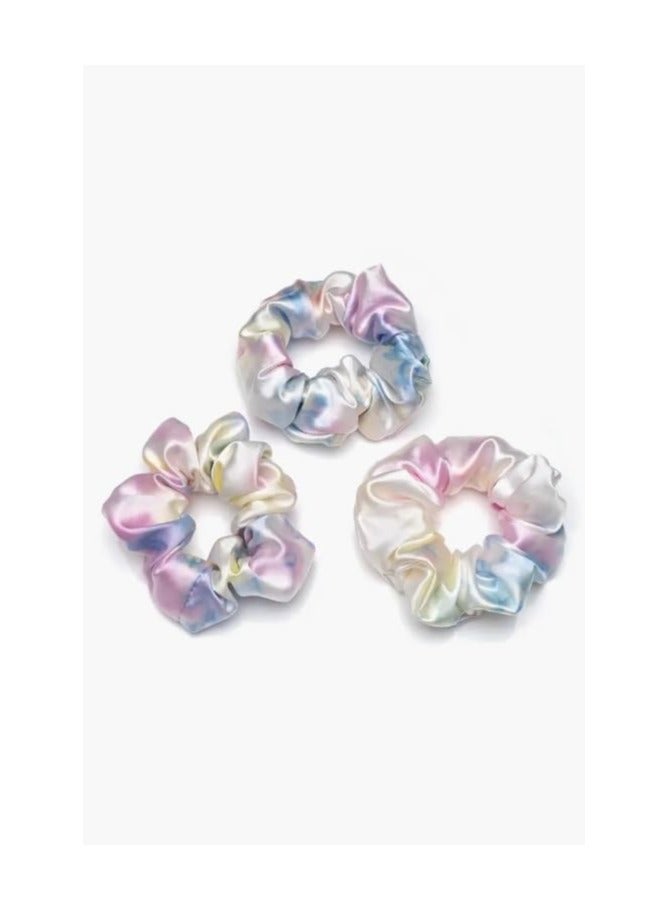 STAR BEJA Tie-Dye Hair Scrunchies, Set of 12, Assorted Pastel Multicolors, Hair Accessories - Image 4
