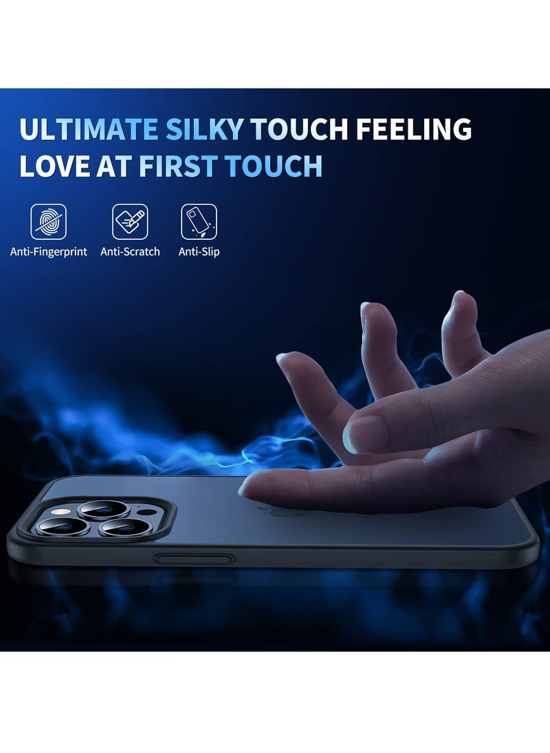 SmartDevil - Shockproof Case for Iphone 13 Pro Max Military Grade Shockproof Designed With Screen Protector Translucent Matt Hard Back With Soft Shockproof Bumper Case - Image 1