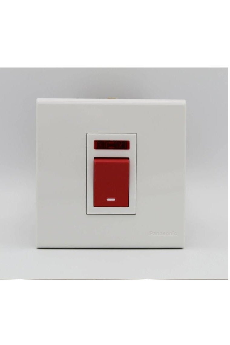 Panasonic 45A AC Control Switch with Neon Indicator – Heavy Duty Wall Mounted Isolator - Image 1