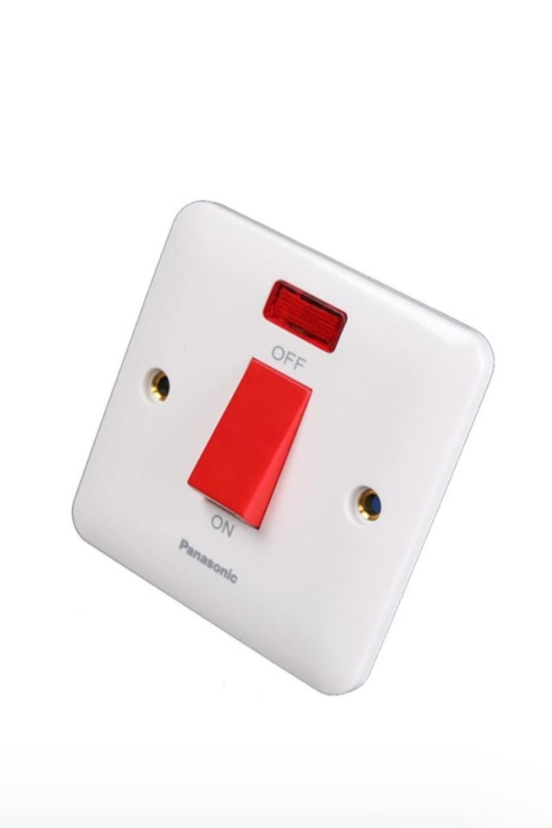 Panasonic 45A AC Control Switch with Neon Indicator – Heavy Duty Wall Mounted Isolator - Image 2