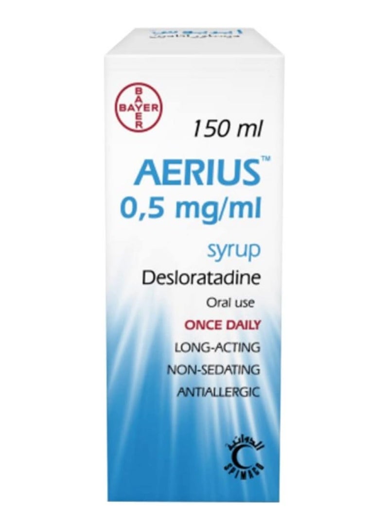 BAYER Aerius Syrup - 150 ML - Image 1