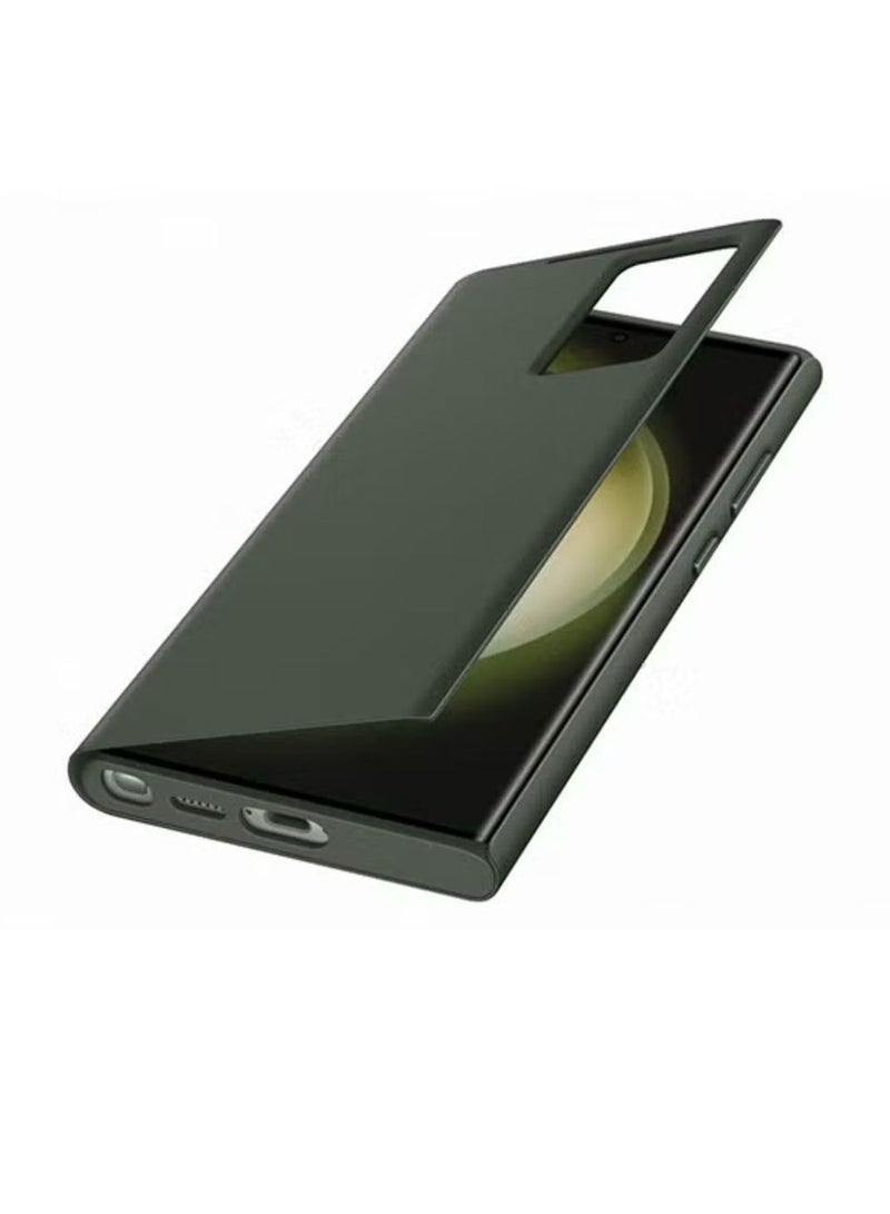 حافظة محفظة ذكية لهاتف Galaxy S23 Ultra باللون الأخضر - Image 5