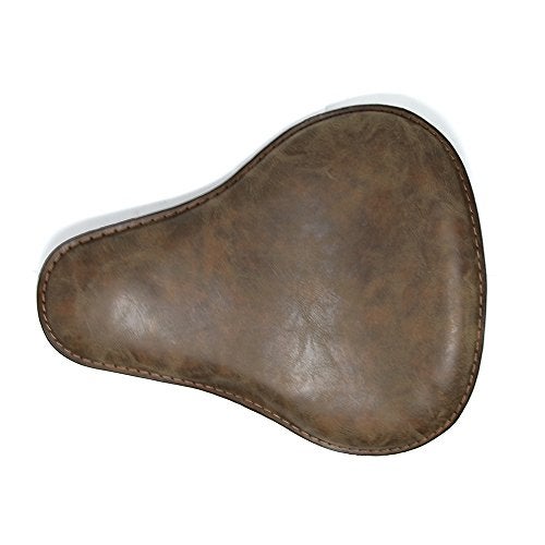 MISS MOLY 13" Brown Motorcycle Solo Seat Bracket Cushion for Harley Davidson Sportster - Image 5