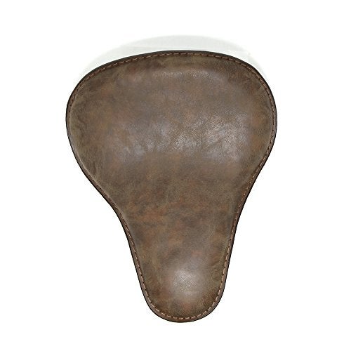 MISS MOLY 13" Brown Motorcycle Solo Seat Bracket Cushion for Harley Davidson Sportster - Image 4