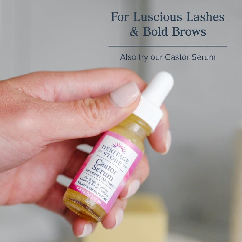 HERITAGE STORE Lavender Castor Oil Organic - Soothing Hair Treatment w/ Lavender Essential Oil - Hair Care, Skin Care, Castor Pack Wrap - Calming Scent, Vegan, Hexane Free, 60-Day Guarantee, 8oz - Image 5