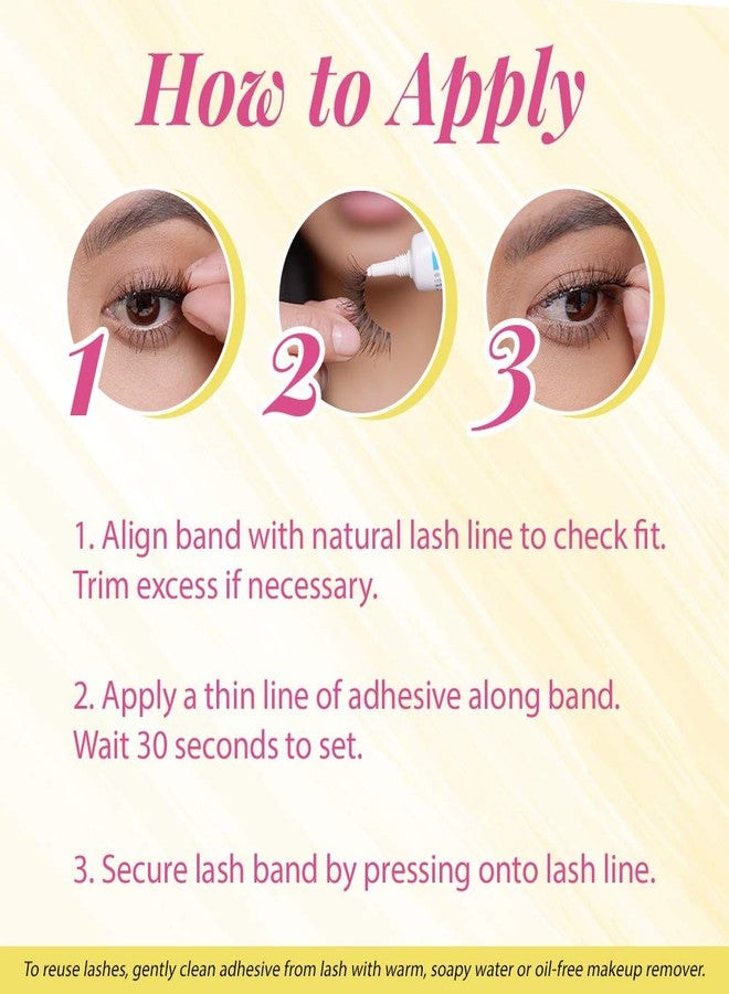 Andrea False Lashes Style 72 - Black 4 pairs - Image 4