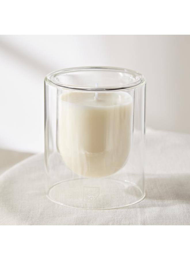 Eden Super Linen Glass Jar Candle 150 G - Image 1