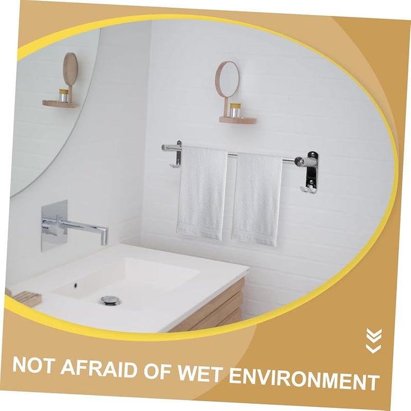 Stainless Steel Towel Rack Over Toilet Bathroom Storage Bar Modern Practical Design - Image 5