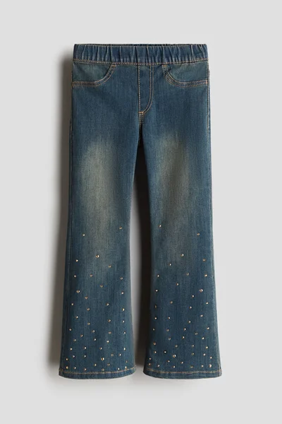 H&M Embellished Denim Jeggings