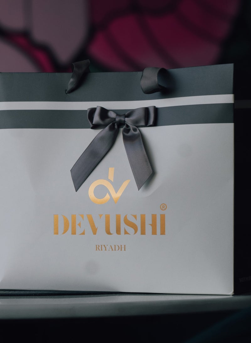 Devushi Elegant wrist watch decorated with zircon stones and an attractive design for women - Image 4