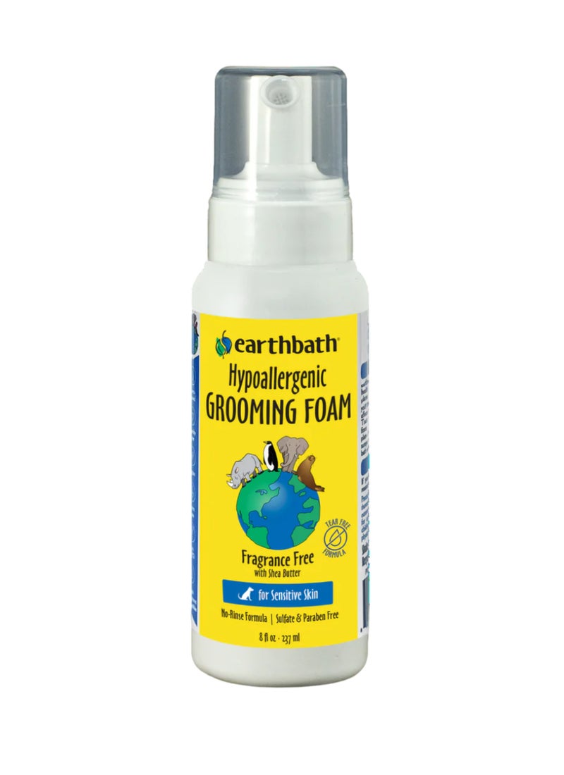 earthbath Waterless Grooming Foam For Dogs And Puppies Hypo Allergenic And Fragrance Free  - Image 1