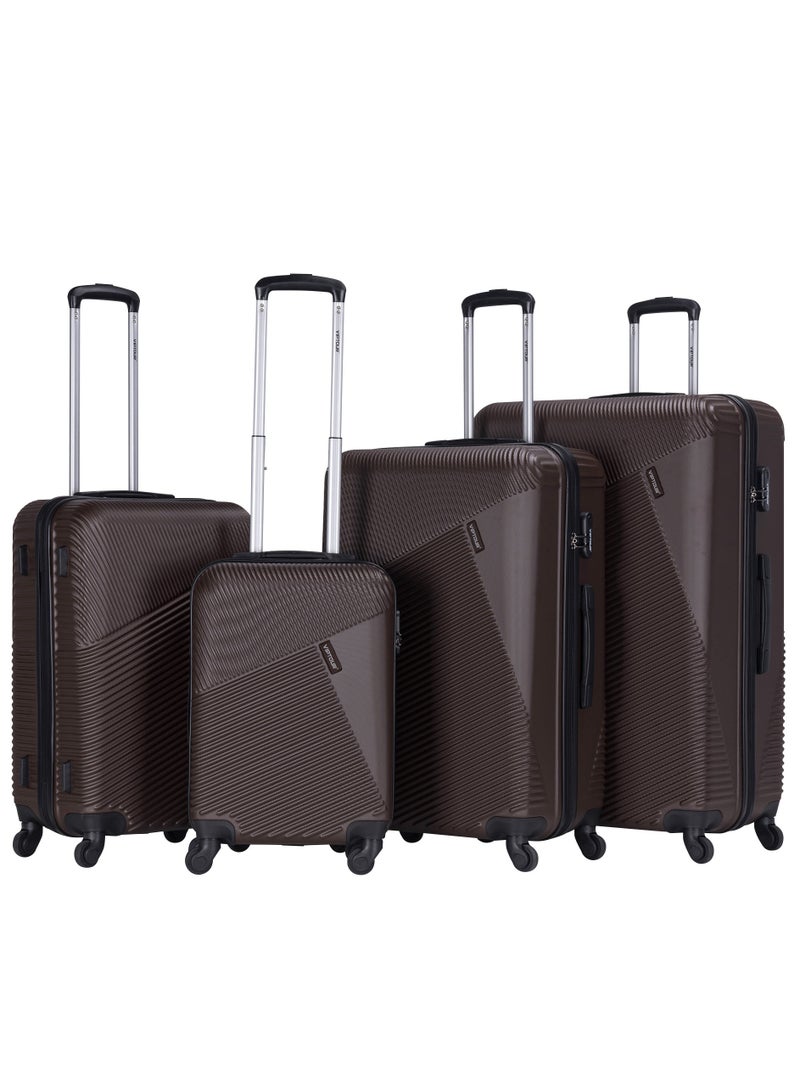 فيبتور مجموعة أمتعة مكونة من 4 قطع ABS مصنوعة بعجلات دوارة ونظام أمتعة قابل للقفل - Image 1