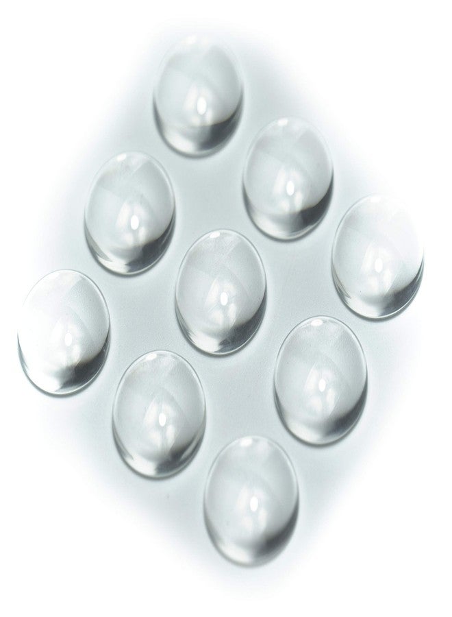 ALL in ONE Flat Back Clear Glass Dome Cabochons Clear Magnifying Cabs Non-calibrated for DIY Photo Pendant Craft Jewelry Making (12mm-100pcs) - Image 1