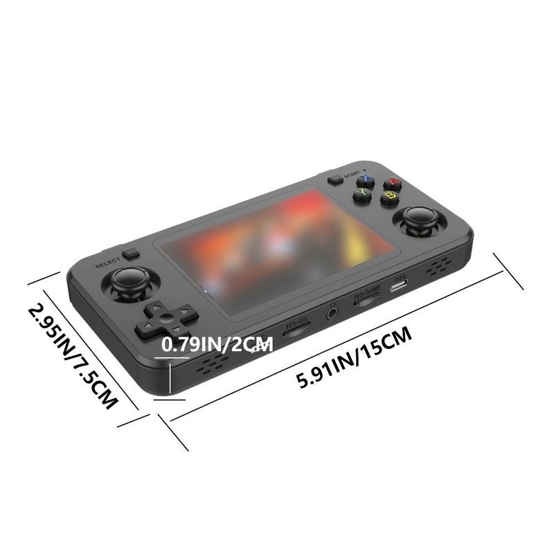 R36H Handheld Retro Game Console 128G Linux System 23 Emulators 3 5 Inch IPS Screen 640x480 Resolution USB Charging Long Battery Life Portable Gift For Friends - Image 3