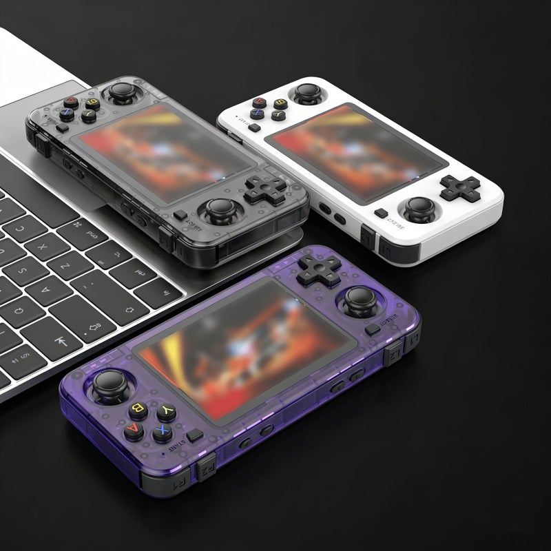 R36H Handheld Retro Game Console 128G Linux System 23 Emulators 3 5 Inch IPS Screen 640x480 Resolution USB Charging Long Battery Life Portable Gift For Friends - Image 5