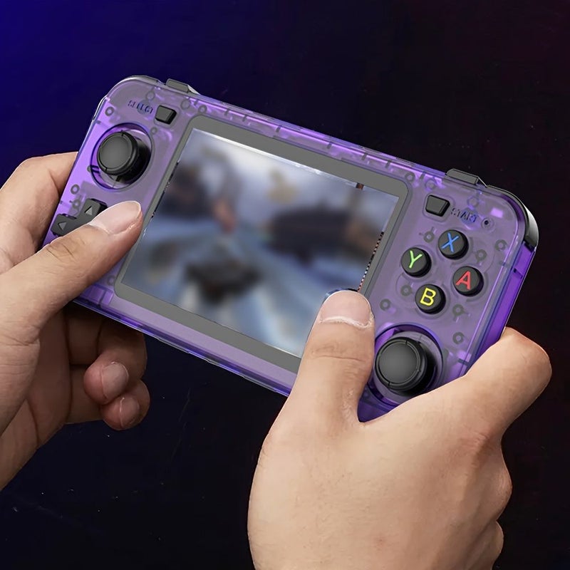 R36H Handheld Retro Game Console 128G Linux System 23 Emulators 3 5 Inch IPS Screen 640x480 Resolution USB Charging Long Battery Life Portable Gift For Friends - Image 2