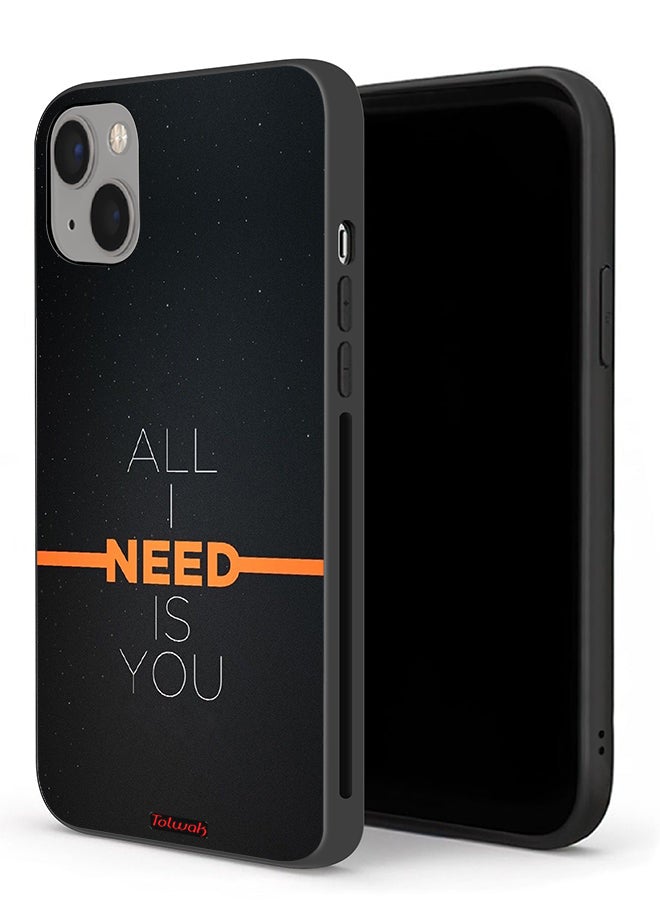 Tolwak Apple iPhone 13 mini Protective Case All I Need Is You - Image 1