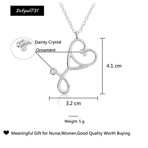 Dcfywl731 Nurses Week Gifts Necklace for Women Nurse Appreciation Gift Nursing Graduation Gifts for Her School Student Graduation Gift 2025 - Image 4
