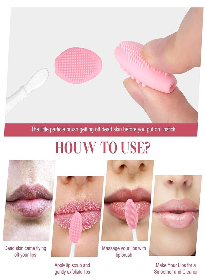 KitchenFest® Silicone Painless Double Sided Lip/Nose Exfoliating for Blackheads/Whiteheads Remover Cleaning Soft Bristles Brush, (M, 2) - Image 5