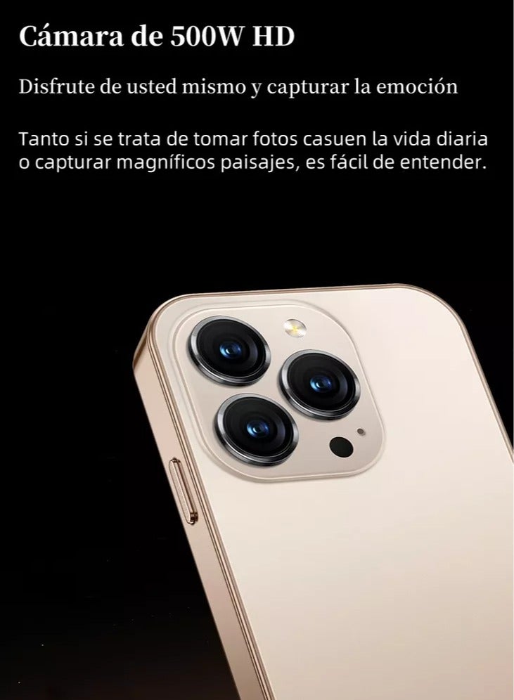 هاتف ذكي صغير SOYES S16 pro max (M16 Pro) 3G, صغير بشاشة 4.0 بوصة عالية الدقة وذاكرة وصول عشوائي 2 جيجابايت وذاكرة وصول عشوائي 16 جيجابايت وكاميرا 5 ميجابكسل وشريحة اتصال مزدوجة مع معرف الوجه واتس اب - ذهبي