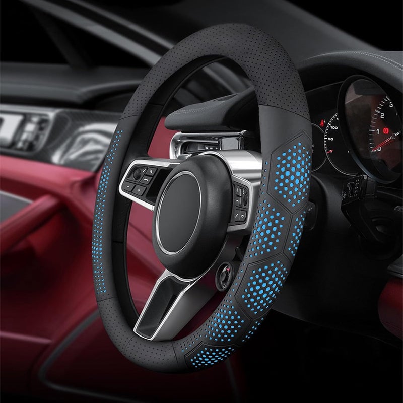 Yangday Leather Steering Wheel Cover for Jeep - Image 2