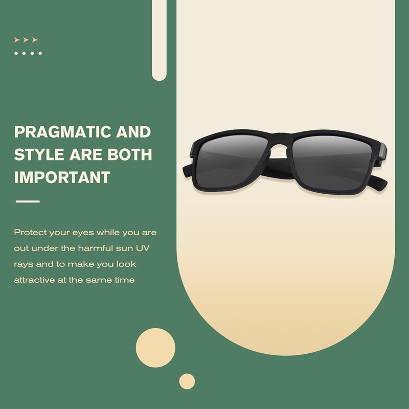Perkanion Polarized Sunglasses UV400 Protection Classic Designer Fashion Sun Glasses for Men Women - Image 2