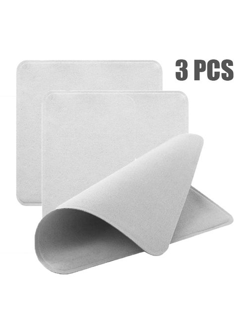 3 Pack Polishing Cloth for Apple, Microfiber Cleaning Cloth, Soft and Nonabrasive Material Compatible with Mac and Other Smart Devices Screen