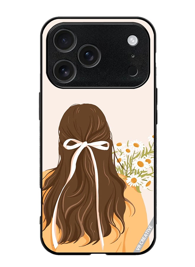 VR CREATIVE Protective Case Cover For Apple iPhone 17 Pro Max Girl Design Multicolour